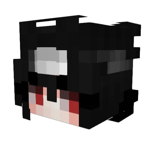 kra_enjoyer Minecraft avatar head, 3D render