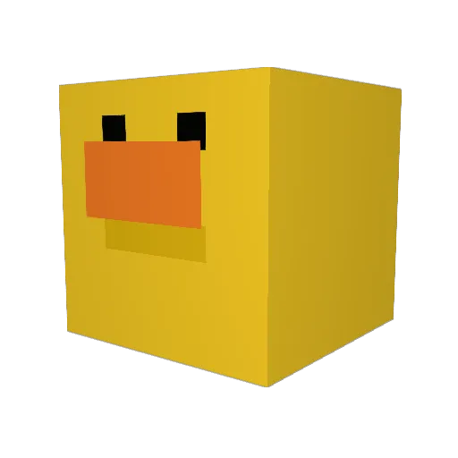 krabbykrusader Minecraft avatar head, 3D render