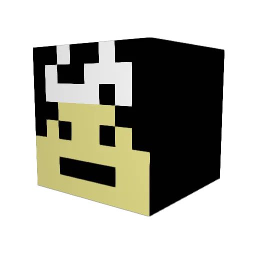 krabozzz Minecraft avatar head, 3D render