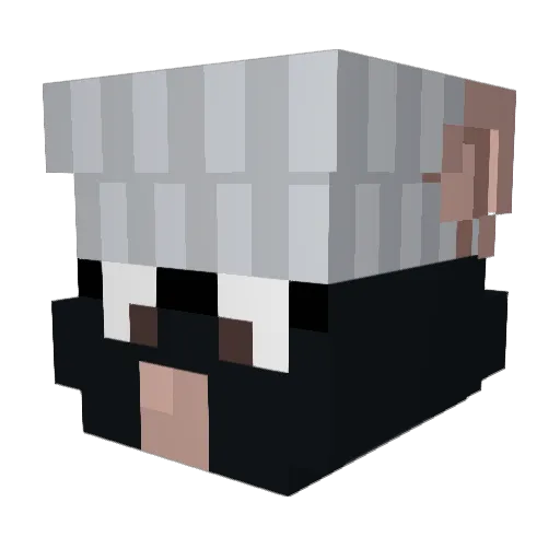krackersmacker Minecraft avatar head, 3D render