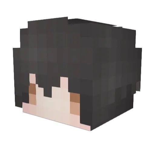 kradness96 Minecraft avatar head, 3D render