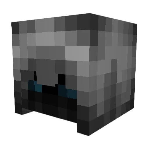 kraenor Minecraft avatar head, 3D render