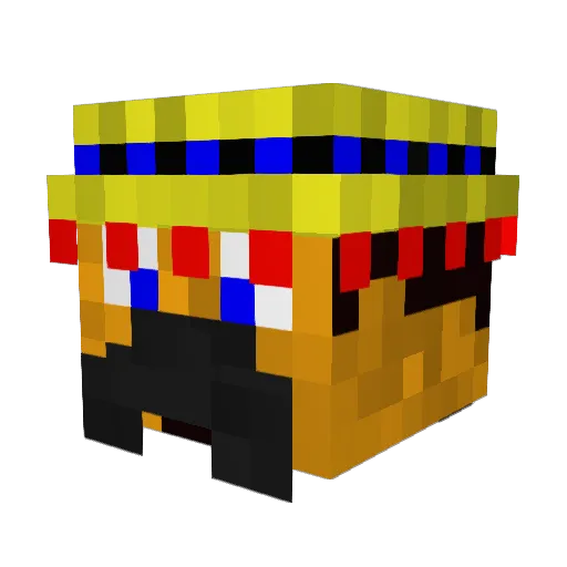 kraken450 Minecraft avatar head, 3D render