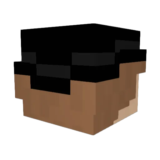 kraladam21 Minecraft avatar head, 3D render