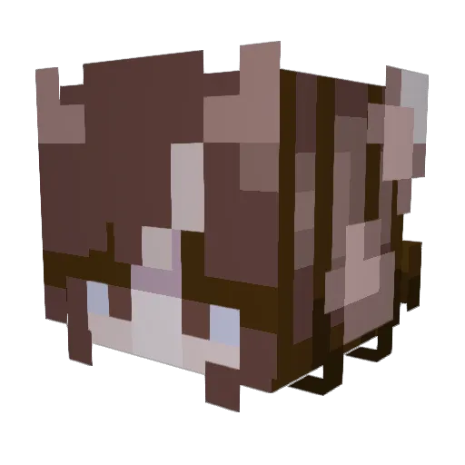 kraliecoded Minecraft avatar head, 3D render