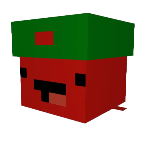 kralj69 Minecraft avatar head, 3D render