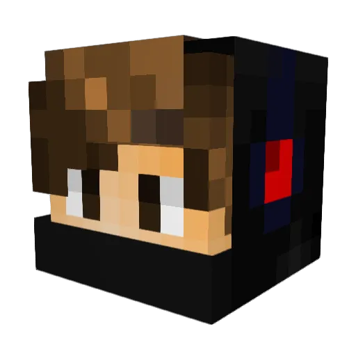 kraltaylan Minecraft avatar head, 3D render