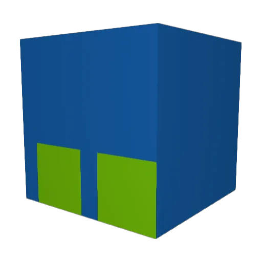 kramberx Minecraft avatar head, 3D render