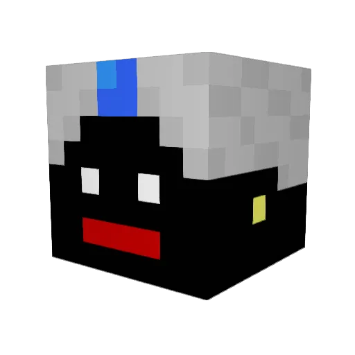 kranar Minecraft avatar head, 3D render