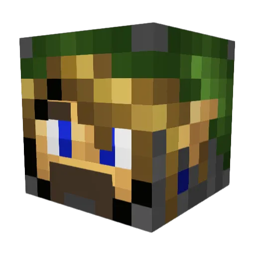kranky117 Minecraft avatar head, 3D render