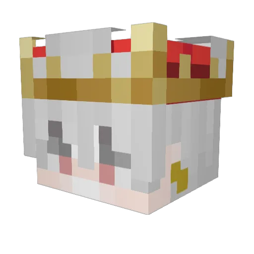 krathos9 Minecraft avatar head, 3D render