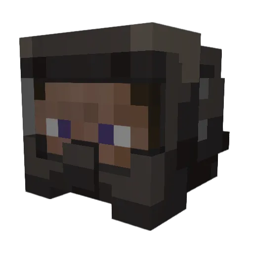 kratos_ft57 Minecraft avatar head, 3D render