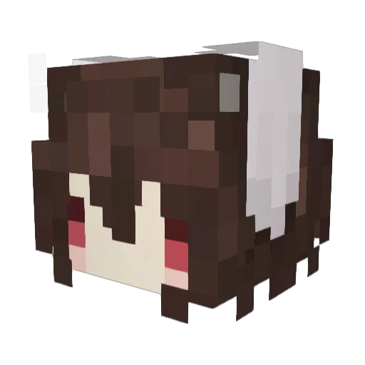 kratossss123 Minecraft avatar head, 3D render