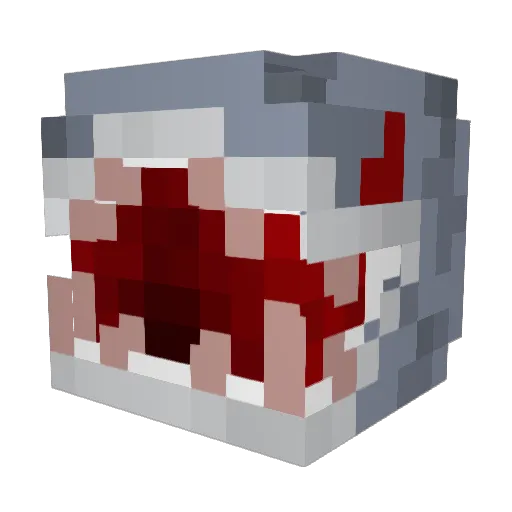krave83 Minecraft avatar head, 3D render
