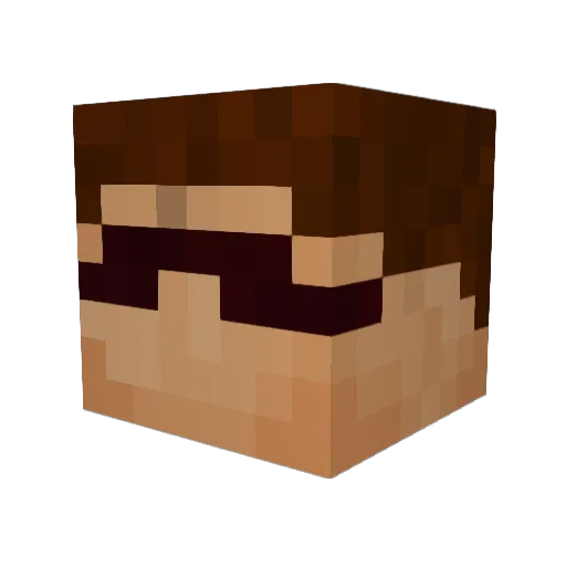krazy_kevin Minecraft avatar head, 3D render