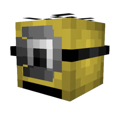 krazyer Minecraft avatar head, 3D render
