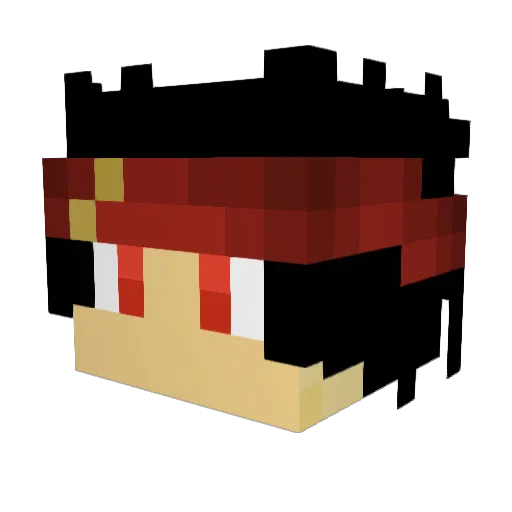 krazykid4000 Minecraft avatar head, 3D render