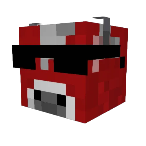 krazykillerray Minecraft avatar head, 3D render