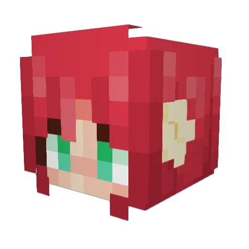 krb81 Minecraft avatar head, 3D render