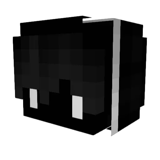 kre_cik Minecraft avatar head, 3D render