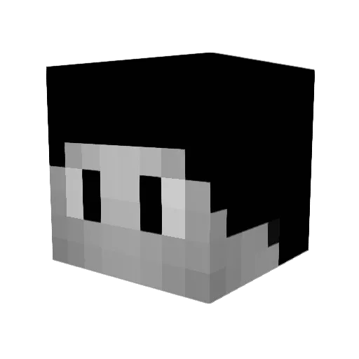 kreadon Minecraft avatar head, 3D render