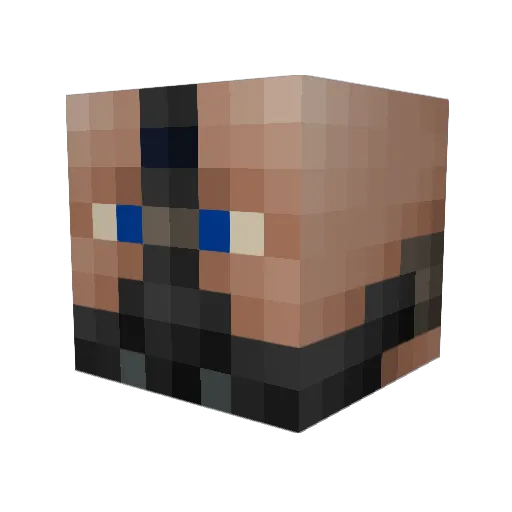 krean1234 Minecraft avatar head, 3D render