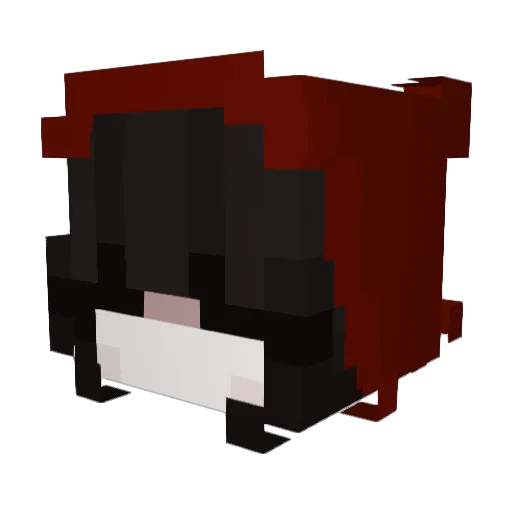 kreeczz Minecraft avatar head, 3D render