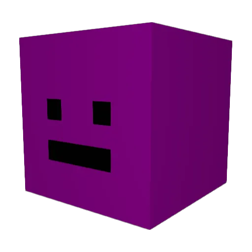 kreeksus Minecraft avatar head, 3D render
