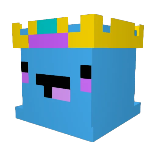 kreepyk Minecraft avatar head, 3D render