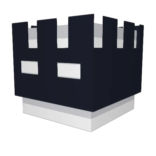 kreics Minecraft avatar head, 3D render