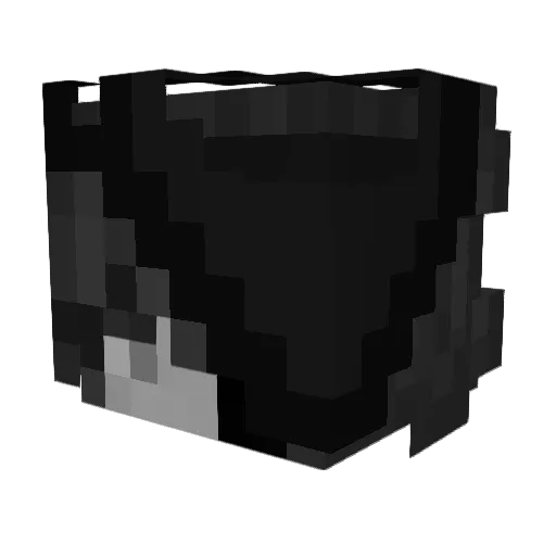 kreim Minecraft avatar head, 3D render