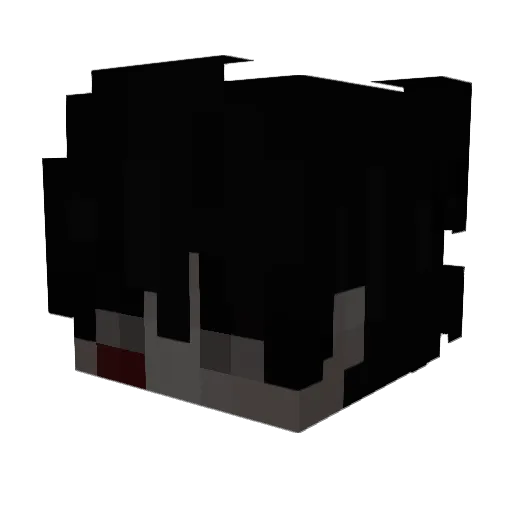 krek99 Minecraft avatar head, 3D render