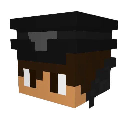 krelle69 Minecraft avatar head, 3D render