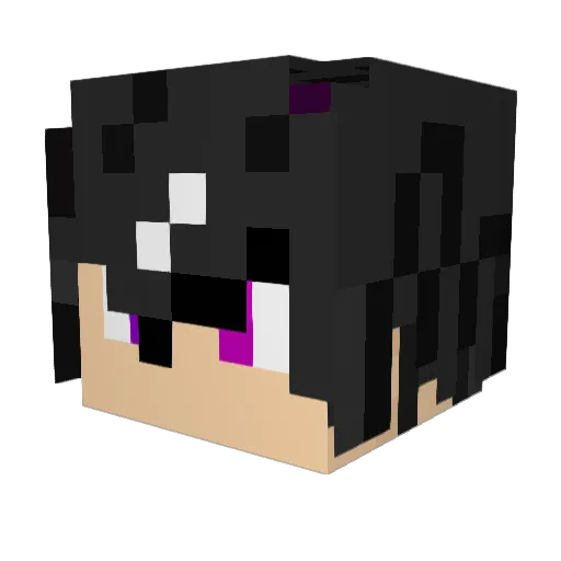 kreltos Minecraft avatar head, 3D render