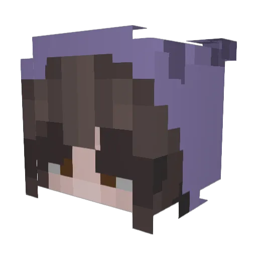 krepisun Minecraft avatar head, 3D render