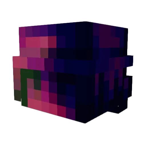 krevss Minecraft avatar head, 3D render