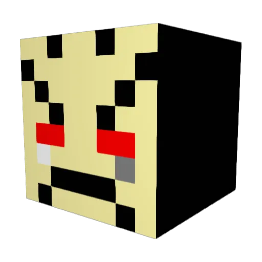 krey_321gaming Minecraft avatar head, 3D render