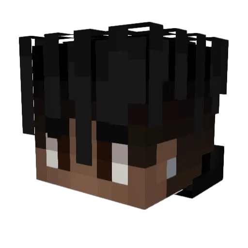 kreyzzzz Minecraft avatar head, 3D render