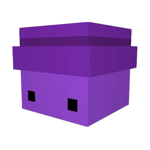 kribanko Minecraft avatar head, 3D render