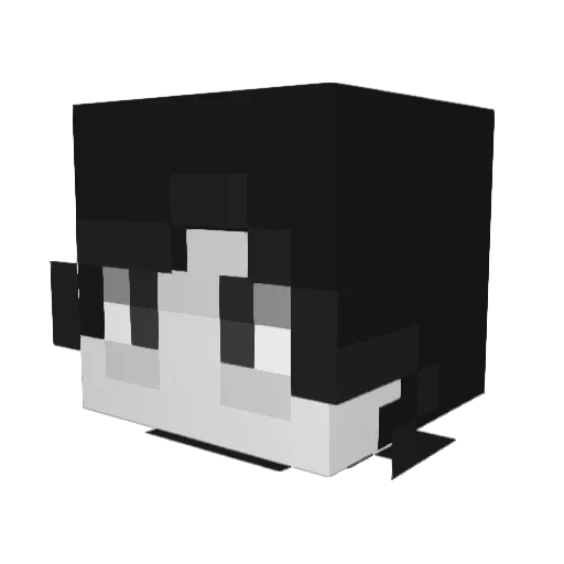 kricks02 Minecraft avatar head, 3D render