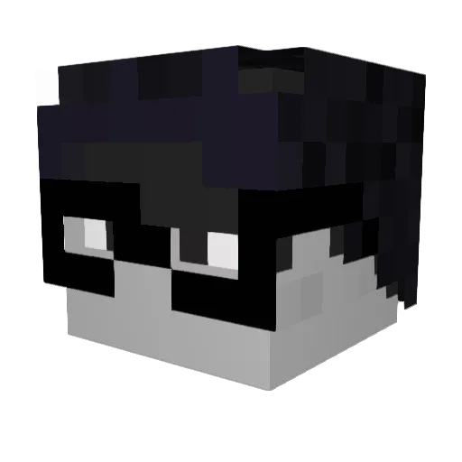 krieau Minecraft avatar head, 3D render