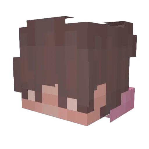 kriebelmuck Minecraft avatar head, 3D render