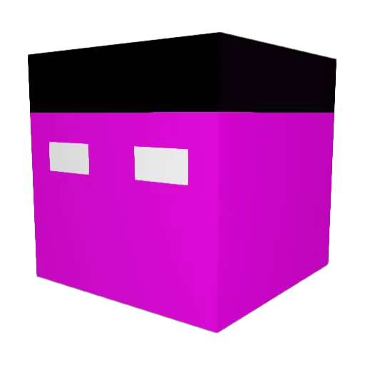 kriinos Minecraft avatar head, 3D render