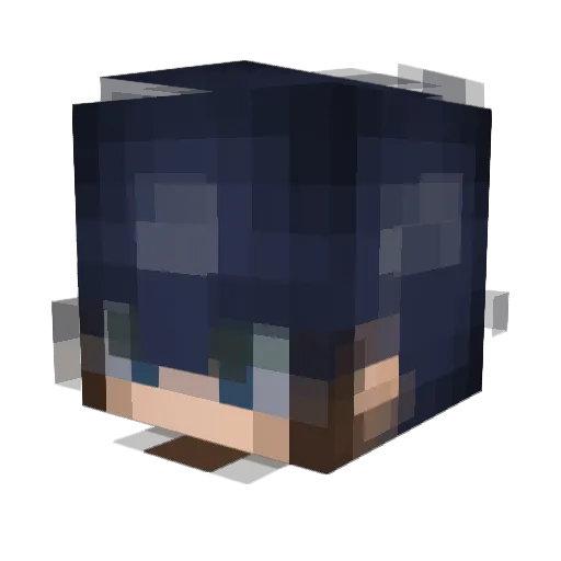 kriisoo Minecraft avatar head, 3D render