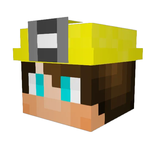 krikerts Minecraft avatar head, 3D render