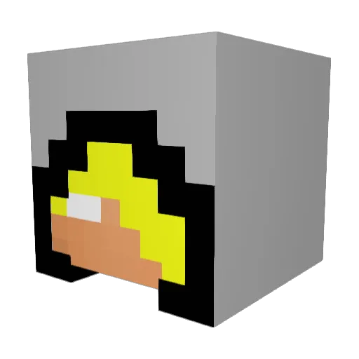 krillz05 Minecraft avatar head, 3D render