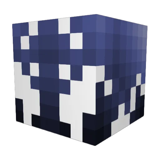 krimoo Minecraft avatar head, 3D render