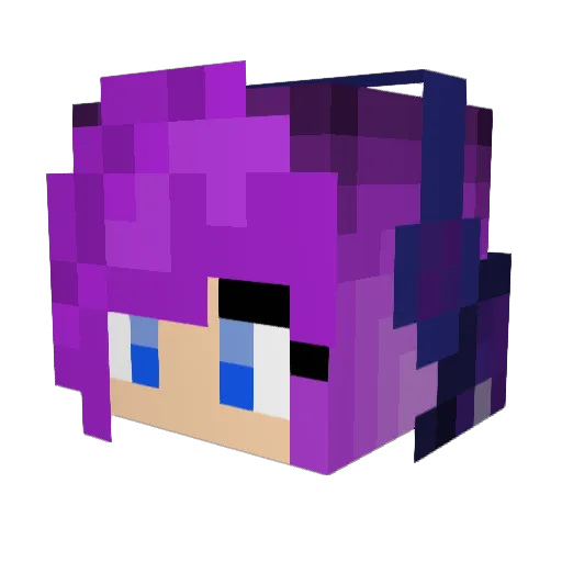 krina07 Minecraft avatar head, 3D render