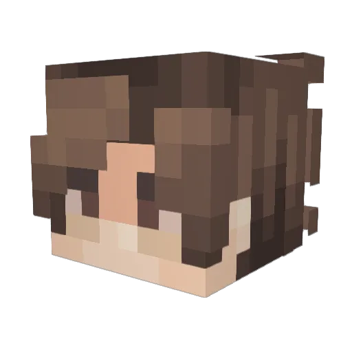 kriprefer01 Minecraft avatar head, 3D render