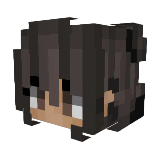 kriryp Minecraft avatar head, 3D render
